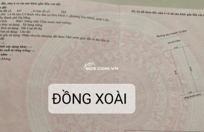 Bán đất đường Đồng Xoài - Đường 10,5m thông thoáng